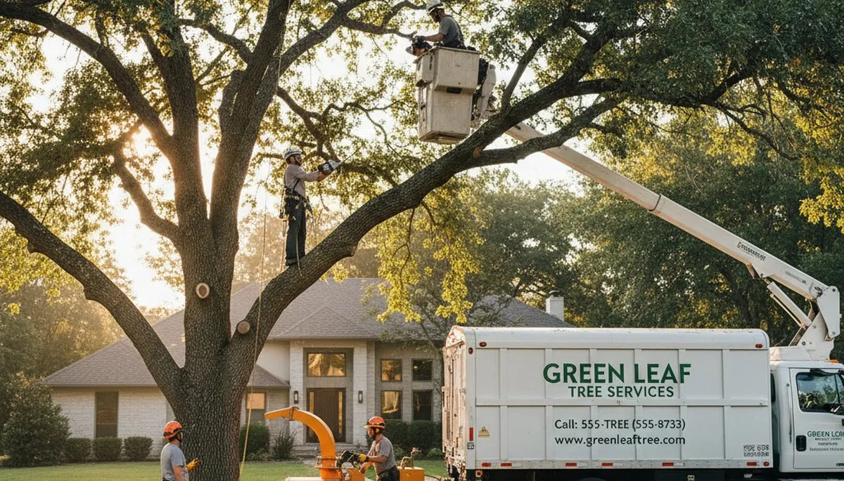 Arborist performing professional tree pruning in Troy, NY for healthier residential trees