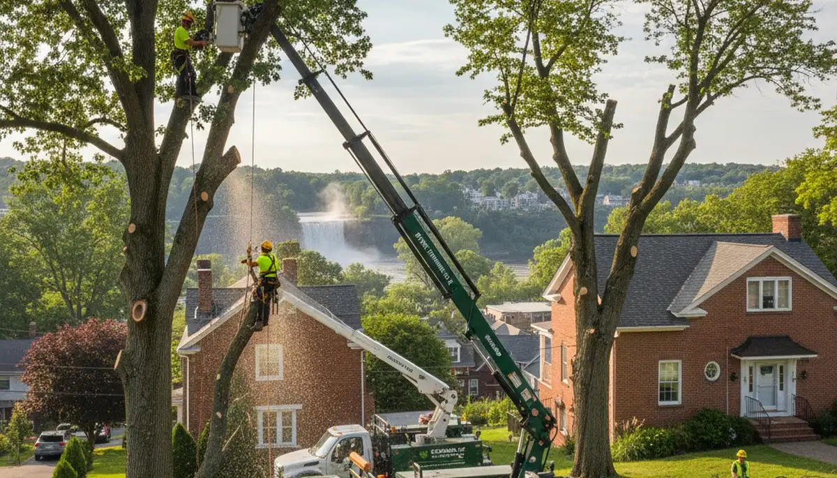 Professional tree removal service in Troy, NY by certified arborists at Tree Trimming Troy