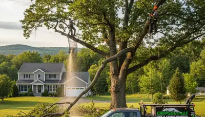 Professional tree removal service in Troy, NY by expert arborists at Tree Trimming Troy