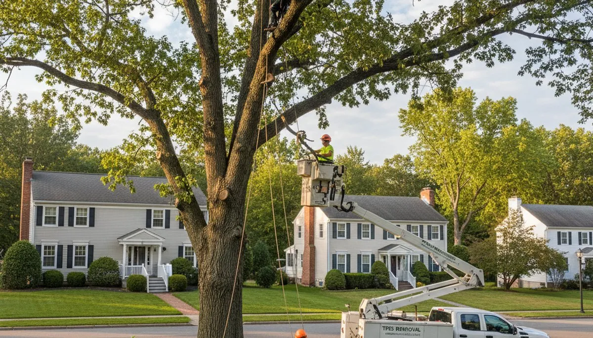 Professional tree removal service in Troy, NY by certified arborists at Tree Trimming Troy