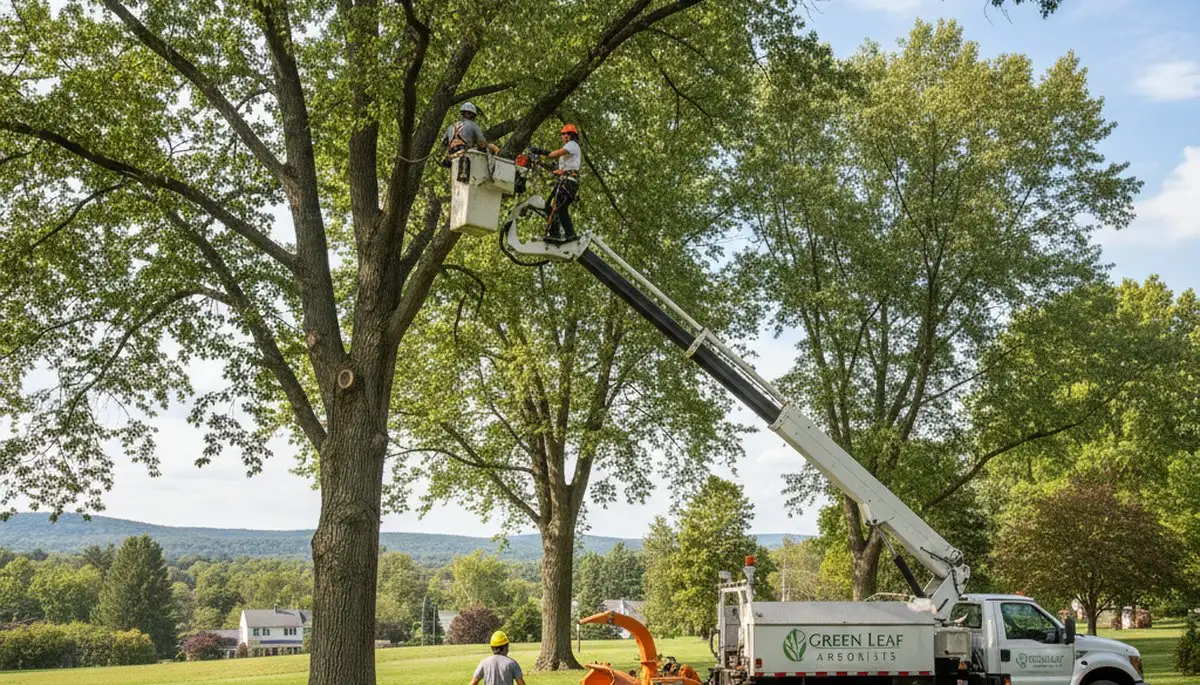 Professional tree removal service in Troy, NY by certified arborists at Tree Trimming Troy