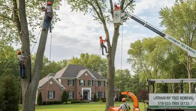 Professional tree removal service in Troy, NY by expert arborists at Tree Trimming Troy