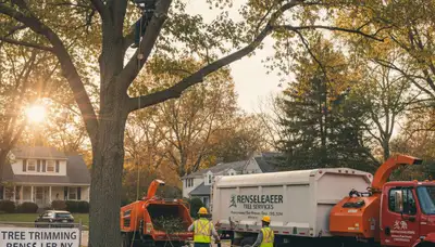 Professional tree removal service in Troy, NY by certified arborists at Tree Trimming Troy