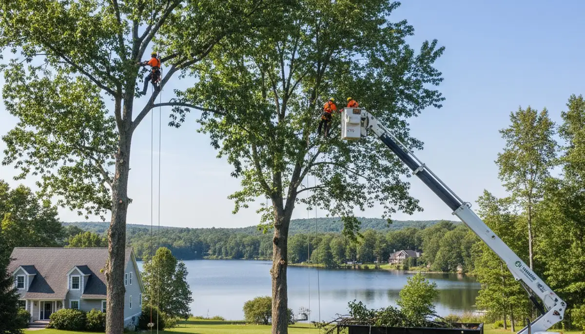 Professional tree removal service in Troy, NY by certified arborists at Tree Trimming Troy