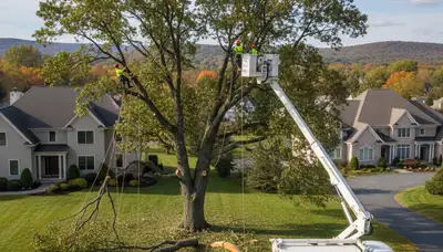 Professional tree removal service in Troy, NY by certified arborists at Tree Trimming Troy