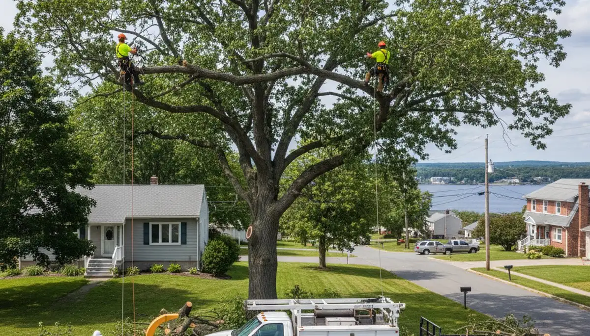 Professional tree removal service in Troy NY by certified arborists at Tree Trimming Troy