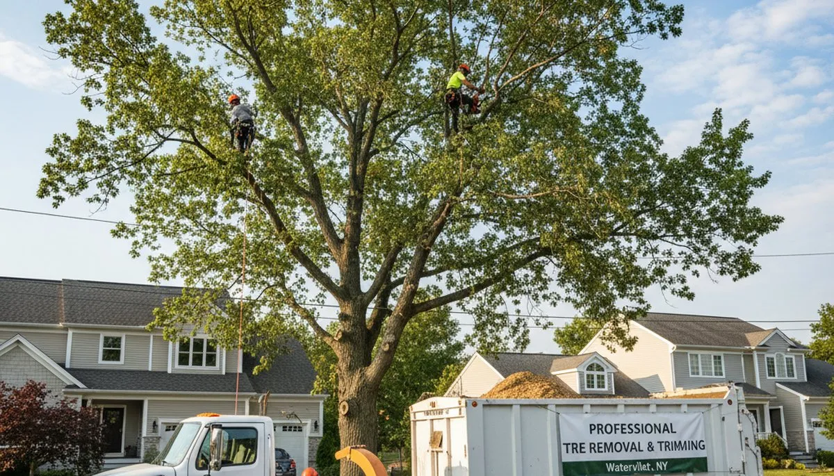 Professional tree removal service in Troy, NY by expert arborists from Tree Trimming Troy