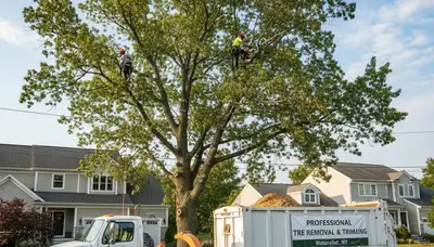 Professional tree removal service in Troy, NY by expert arborists from Tree Trimming Troy