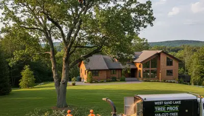 Professional tree removal service in Troy, NY by certified arborists at Tree Trimming Troy